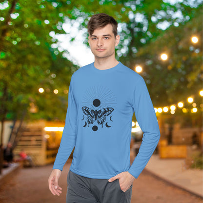 Butterfly w/Sun, Moon, & Stars Adult Long Sleeve Tee