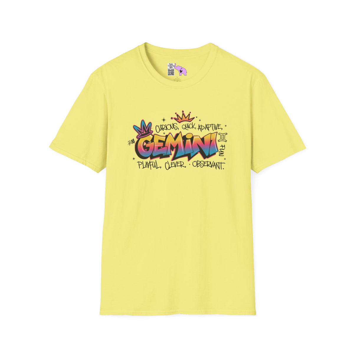 Gemini Street Art Adult T-shirt