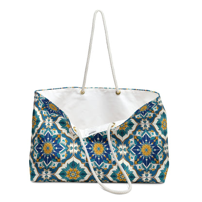 Mediterranean Lace Weekender Bag
