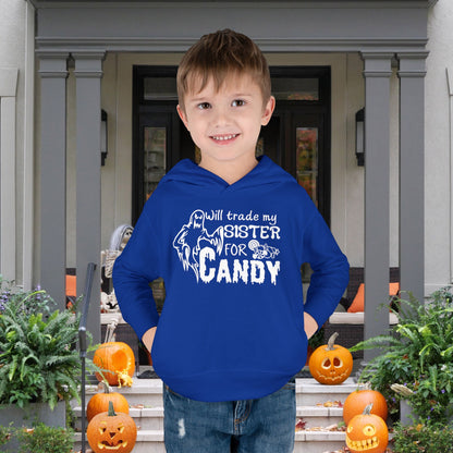 Will Trade My Sister For Candy Toddler Hoodie
