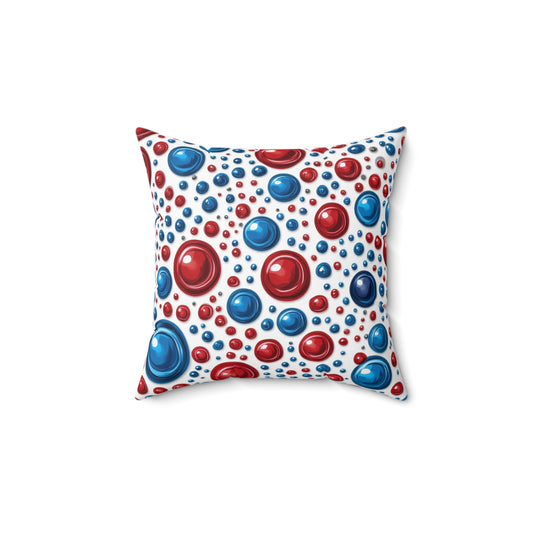 Freedom Dots Throw Pillow