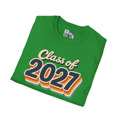 Retro Class of 2027 Adult T-Shirt