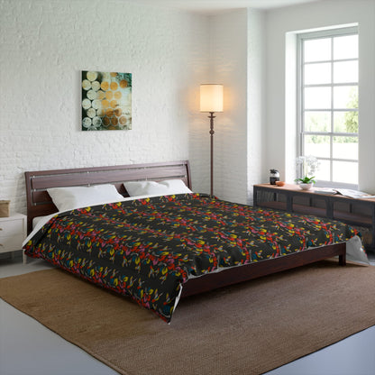 Hummingbirds & Hibiscus Flowers Comforter