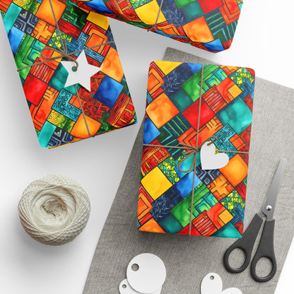 Heritage Pulse Kwanzaa Wrapping Paper