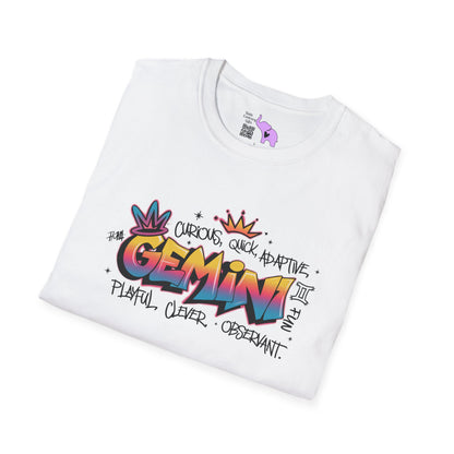 Gemini Street Art Adult T-shirt