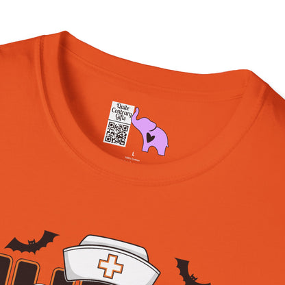 Fun Halloween Nurse Adult T-shirt