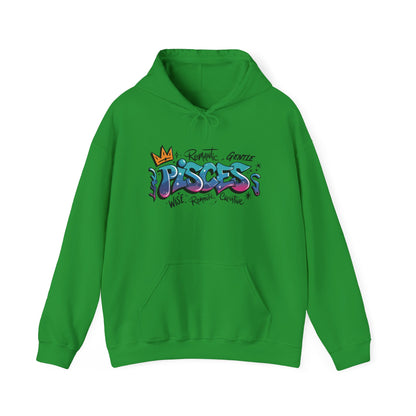 Pisces Street Art Heavy Blend™ Hooded Sweatshirt