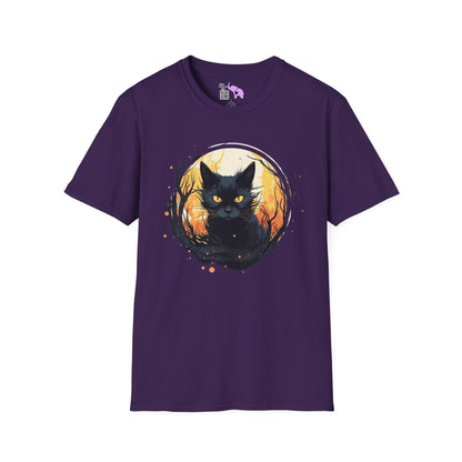 Creepy Black Cats 13 Adult T-shirt