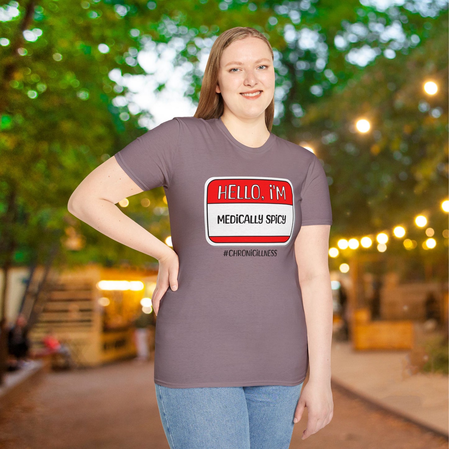 Hello, I'm Medically Spicy Adult T-shirt