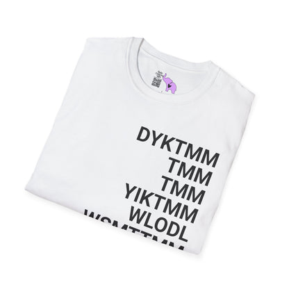 Do You Know The Muffin Man Abbreviation Adult T-shirt
