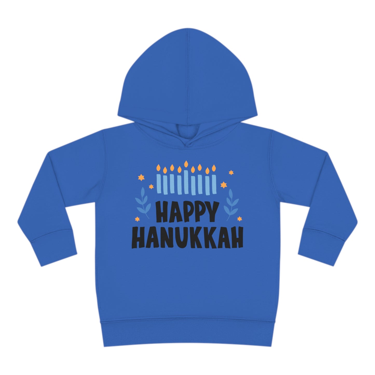 Happy Hanukkah 5 Toddler Pullover Fleece Hoodie