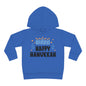 Happy Hanukkah 5 Toddler Pullover Fleece Hoodie