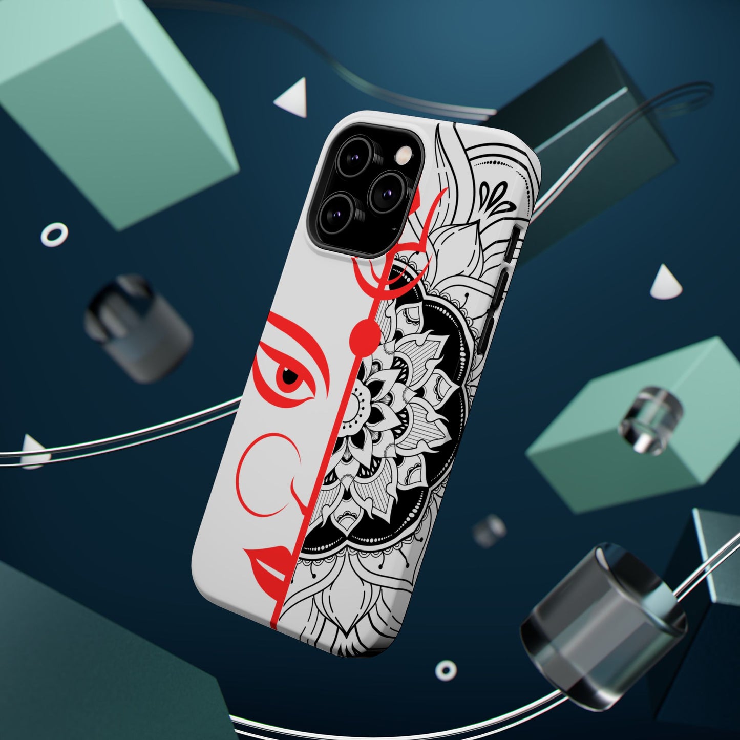 Goddess Durga Mata w/Manala MagSafe® Compatible Tough Case for iPhone