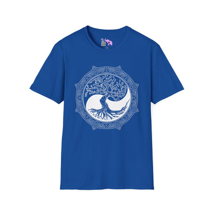 Tree of Life Yin Yang 6 Adult T-shirt