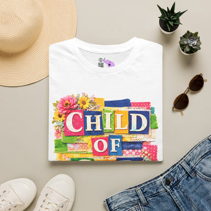 Child of God (Lace Collage) Adult T-shirt
