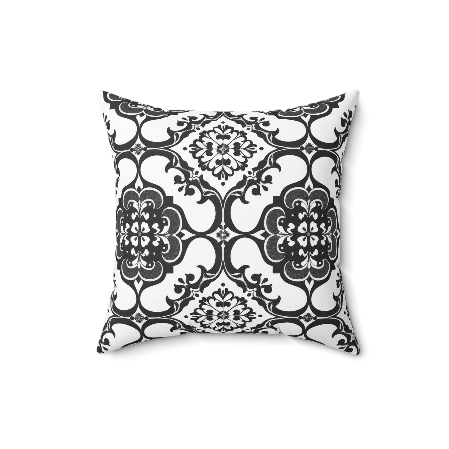 Ornamental Symmetry Throw Pillow
