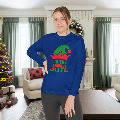 I'm The Boujee Elf Youth Long Sleeve Tee
