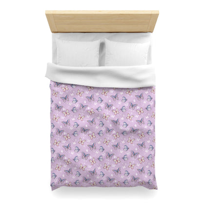 Pastel Wing Parade Microfiber Duvet Cover