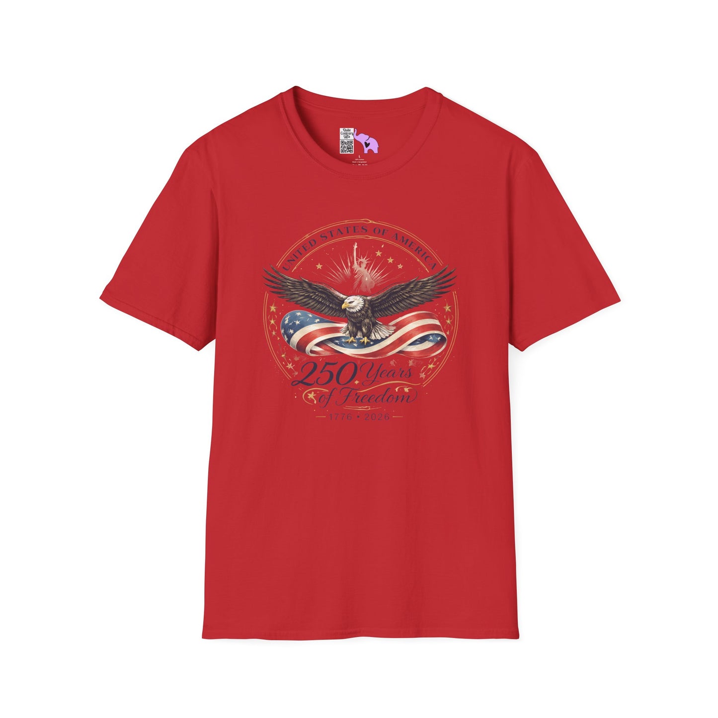 United States of America 250 Years of Freedom 1776-2026 Adult T-shirt