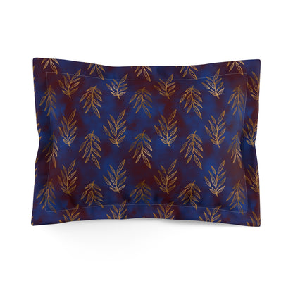 Midnight Gilded Leaves Basic Bedding Set