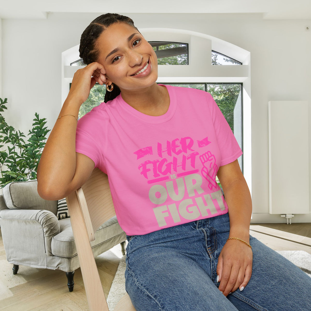 Her Fight is Our Fight Adult T-shirt