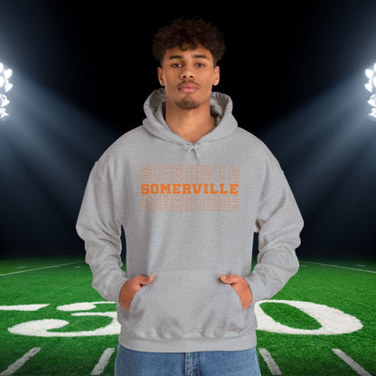 Somerville (Stacked) Adult Heavy Blend™ Hooded Sweatshirt