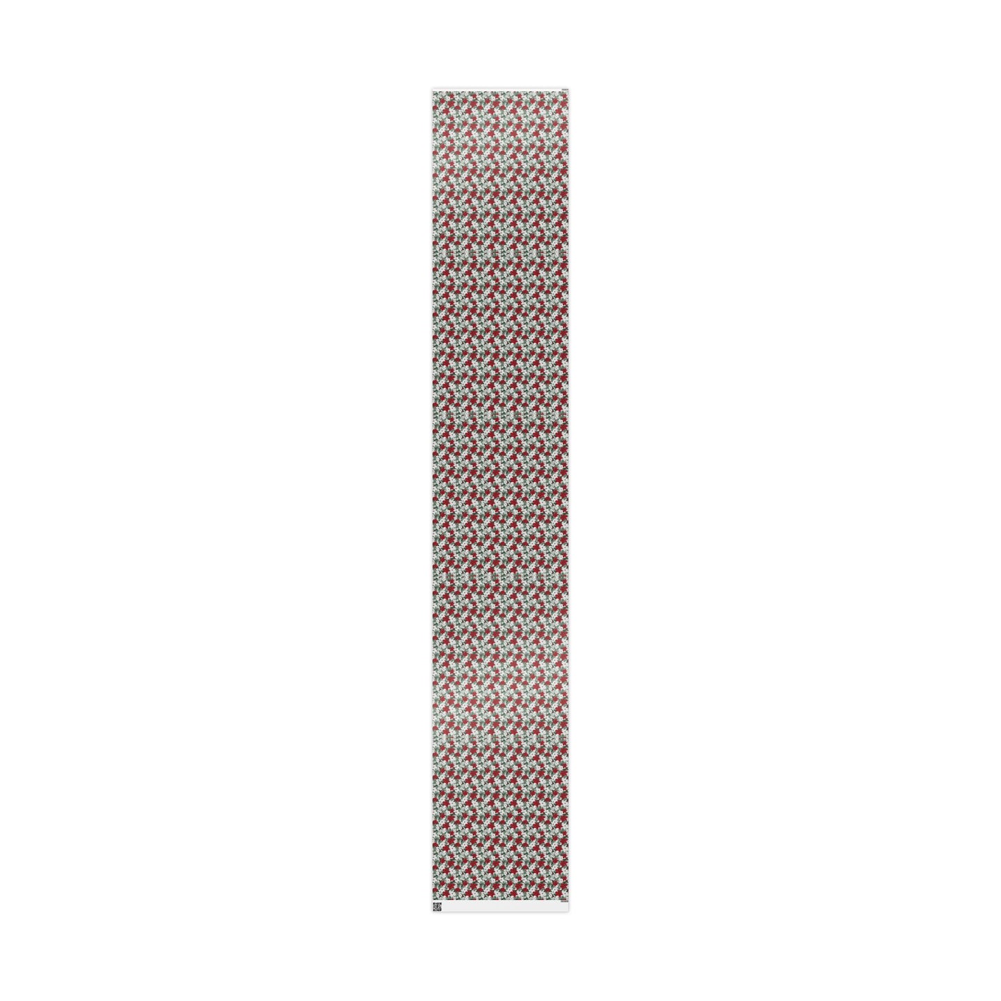 Winter Poinsettia Garden Wrapping Paper