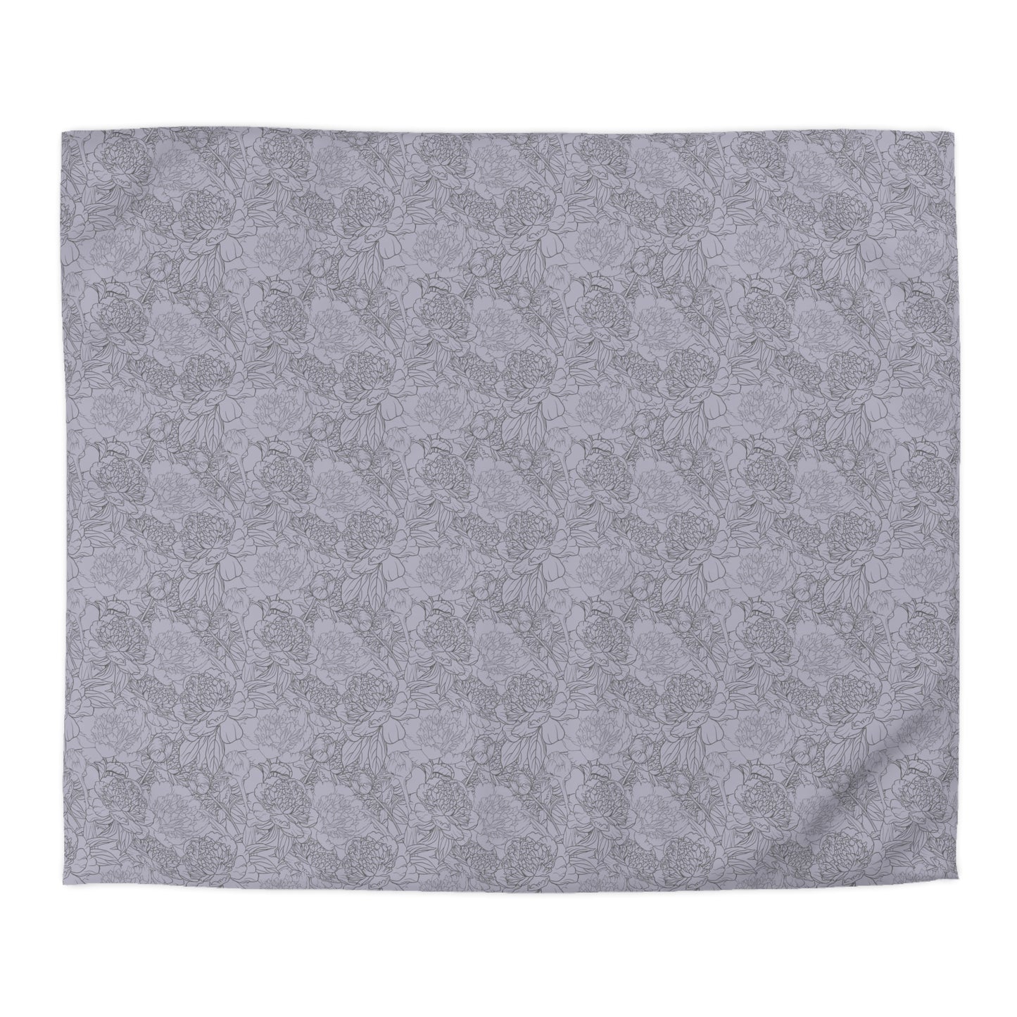 Dusty Bloom Microfiber Duvet Cover