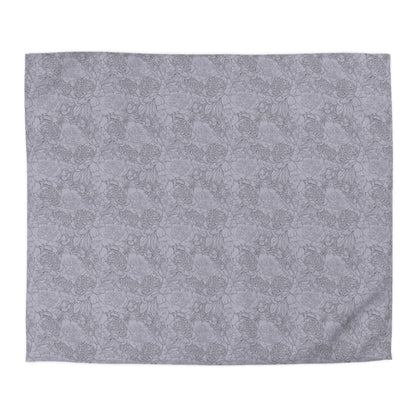 Dusty Bloom Microfiber Duvet Cover