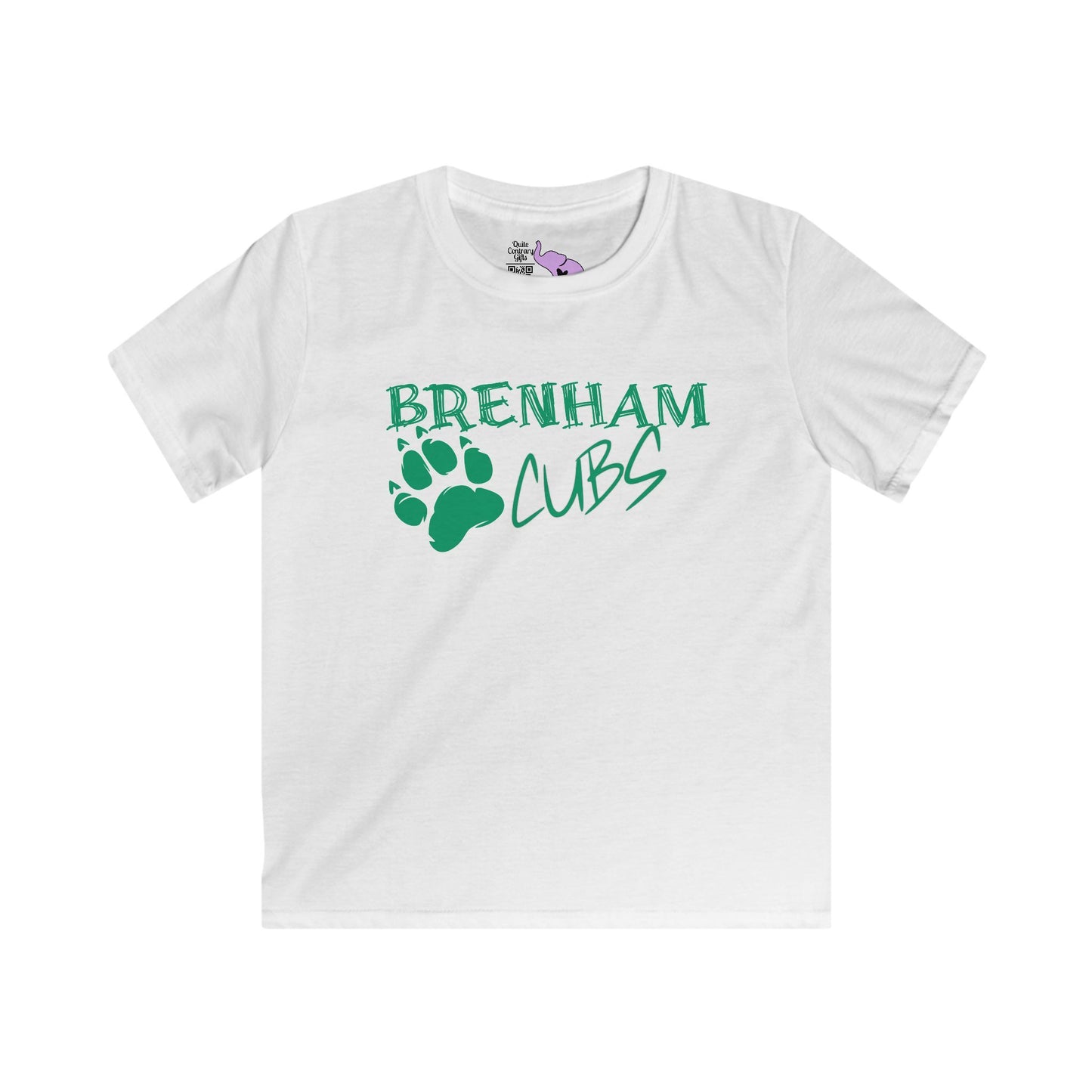 Brenham Cubs w/Claws Youth Softstyle Tee