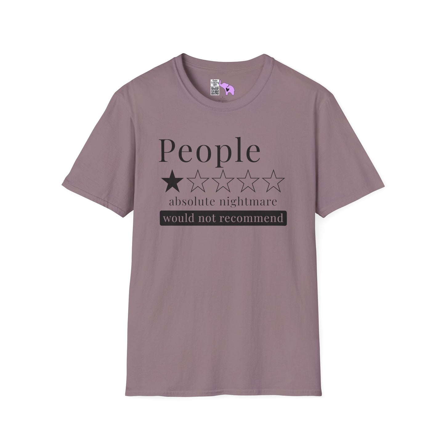 People 1 Star Absolute Nightmare Would Not Recommend Adult T-shirt