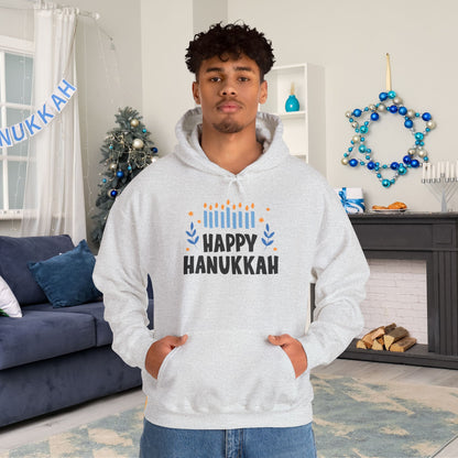 Happy Hanukkah 5 Heavy Blend™ Hooded Sweatshirt