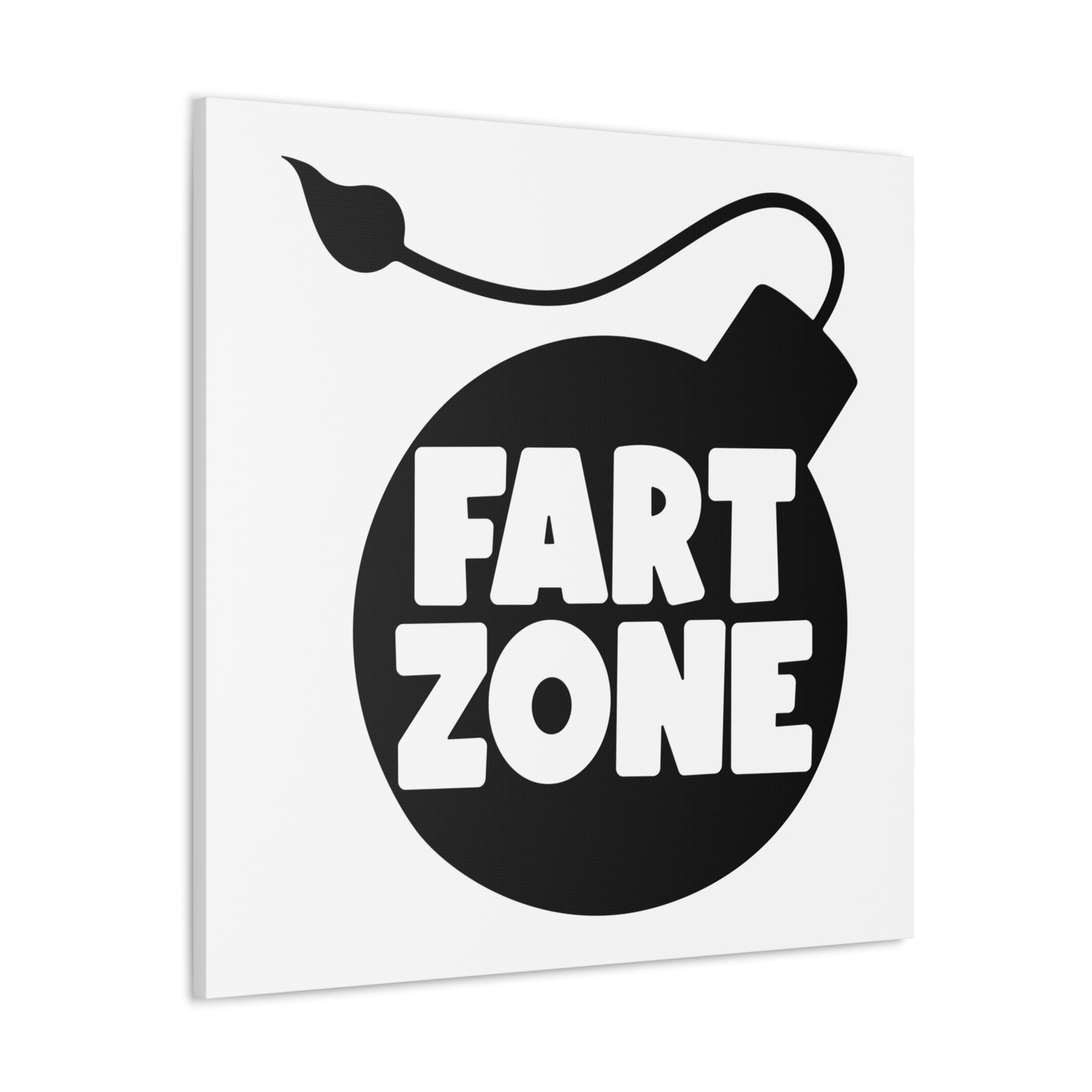 Fart Zone Canvas Square Wraps w/o Frame