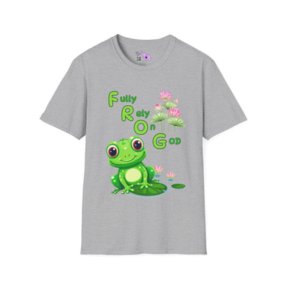 Fully Rely On God Frog Meaning Adult T-shirt