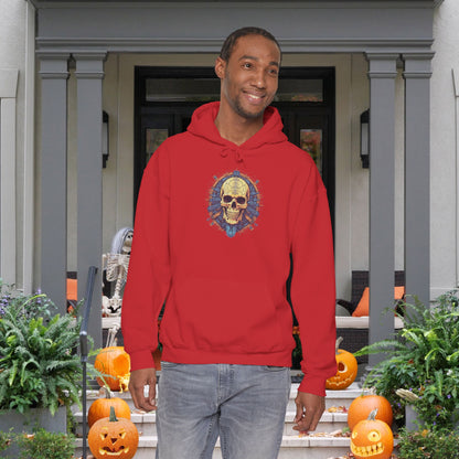 Creepy Skull 3 Heavy Blend™ Hooded Sweatshirt