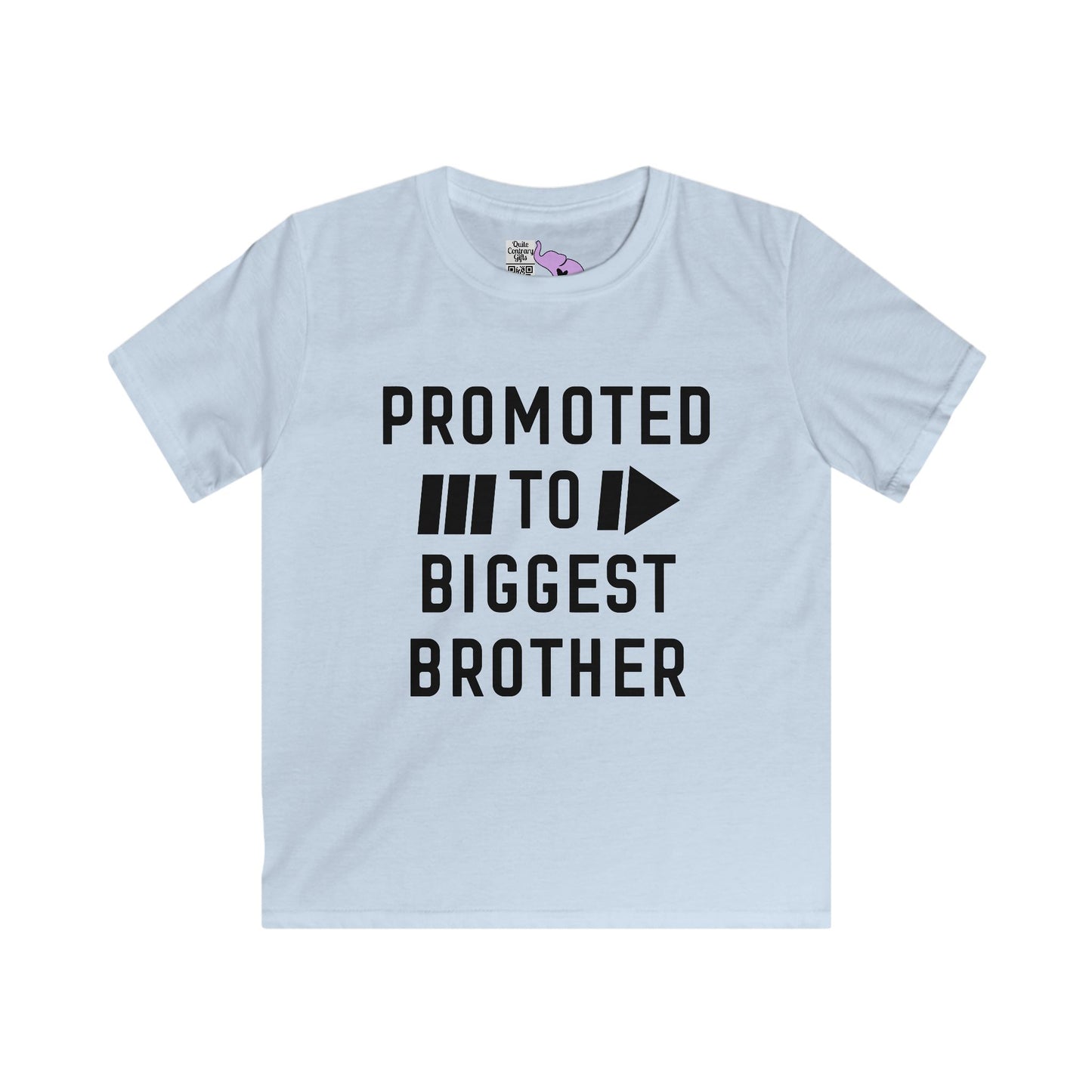 Promoted To Biggest Brother Youth Softstyle Tee