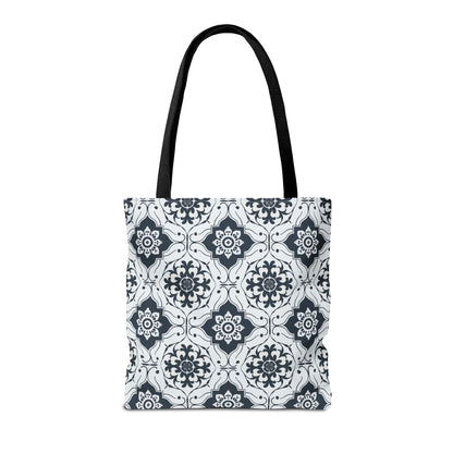 Lisbon Noir Canvas Tote Bag