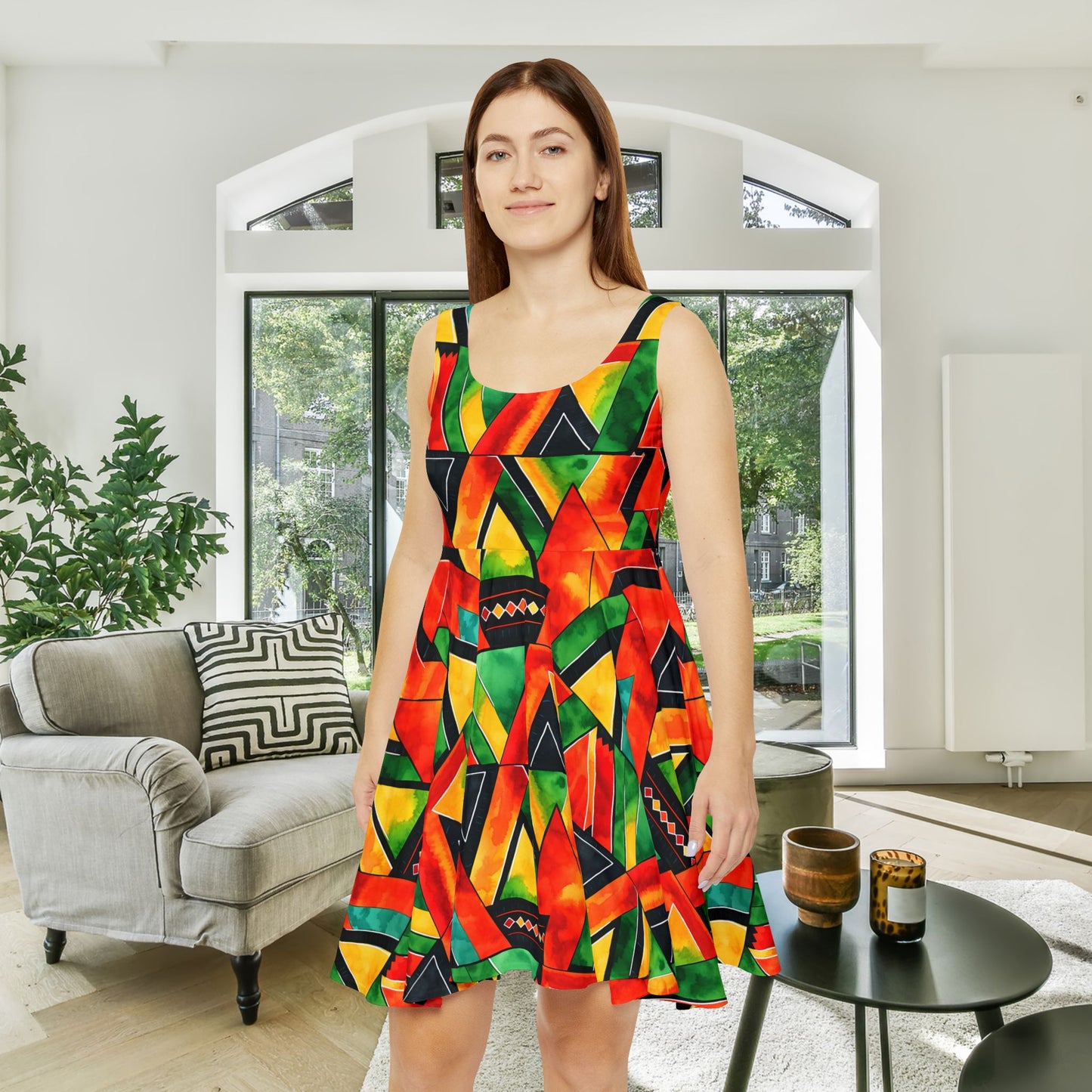 Abundance Vibes Women's Skater Dress