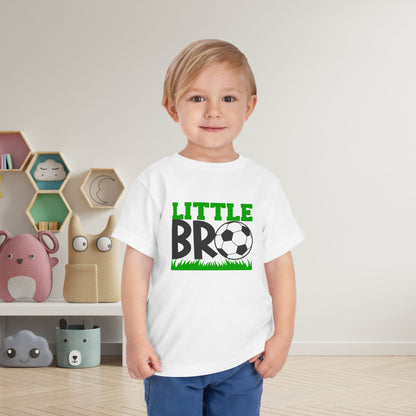 Little Bro (Soccer Ball) Toddler Tee