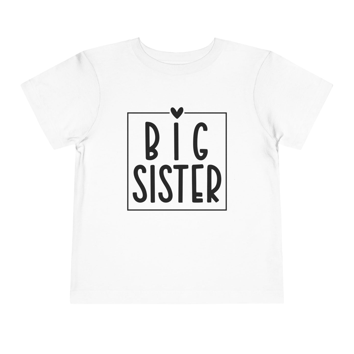 Big Sister (Heart/Box) Toddler Tee