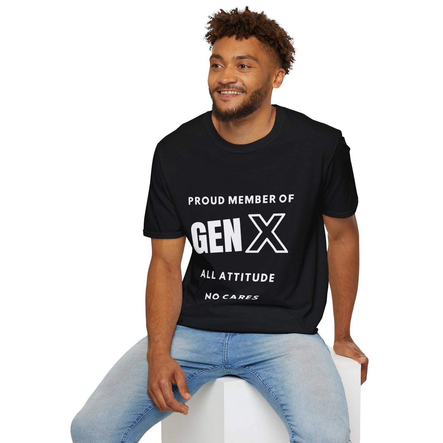 GenX All Attitude No Cares T-shirt