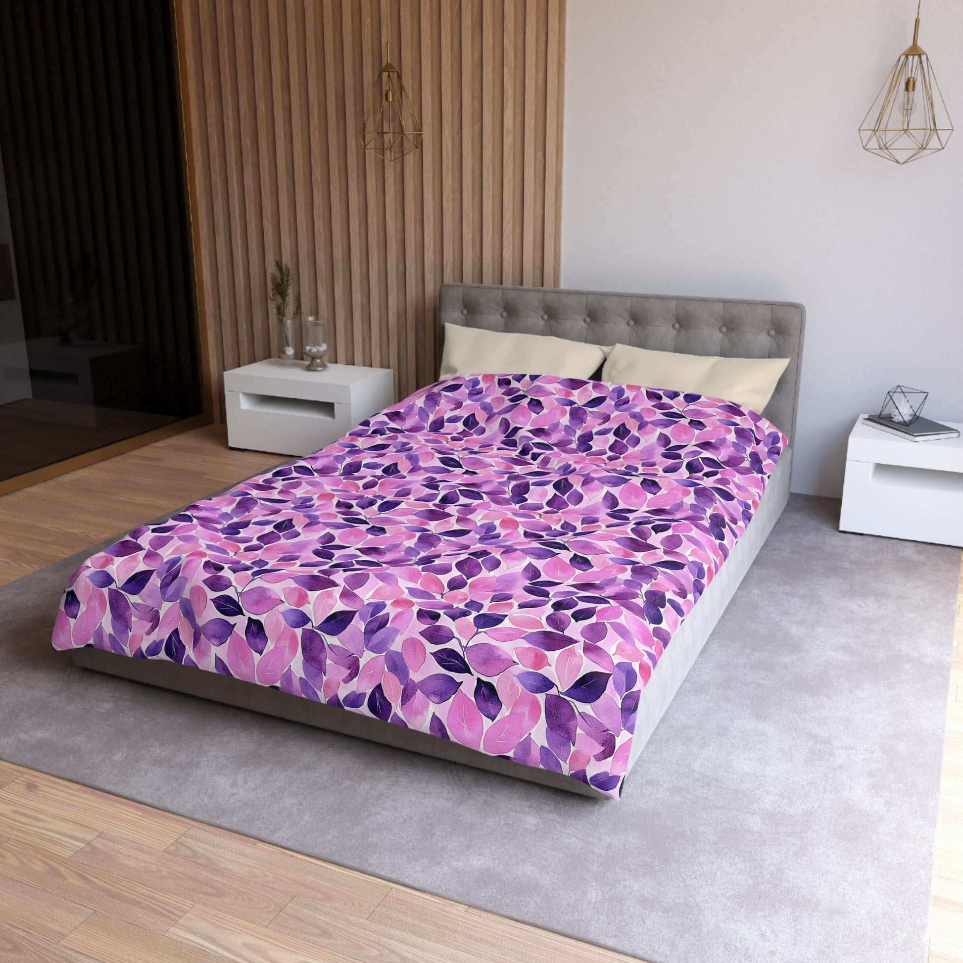Lilac Serenade Microfiber Duvet Cover