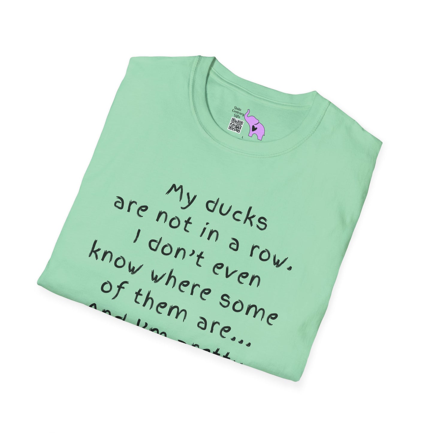 My Ducks Are Not In a Row Adult T-shirt
