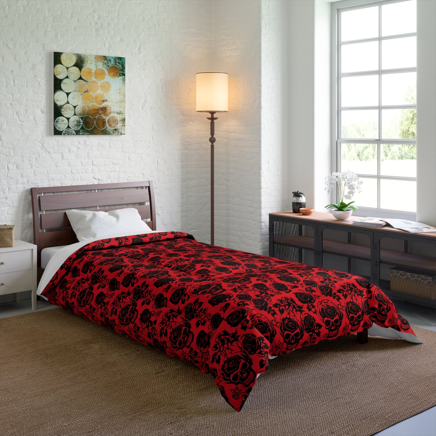 Crimson Masquerade Comforter
