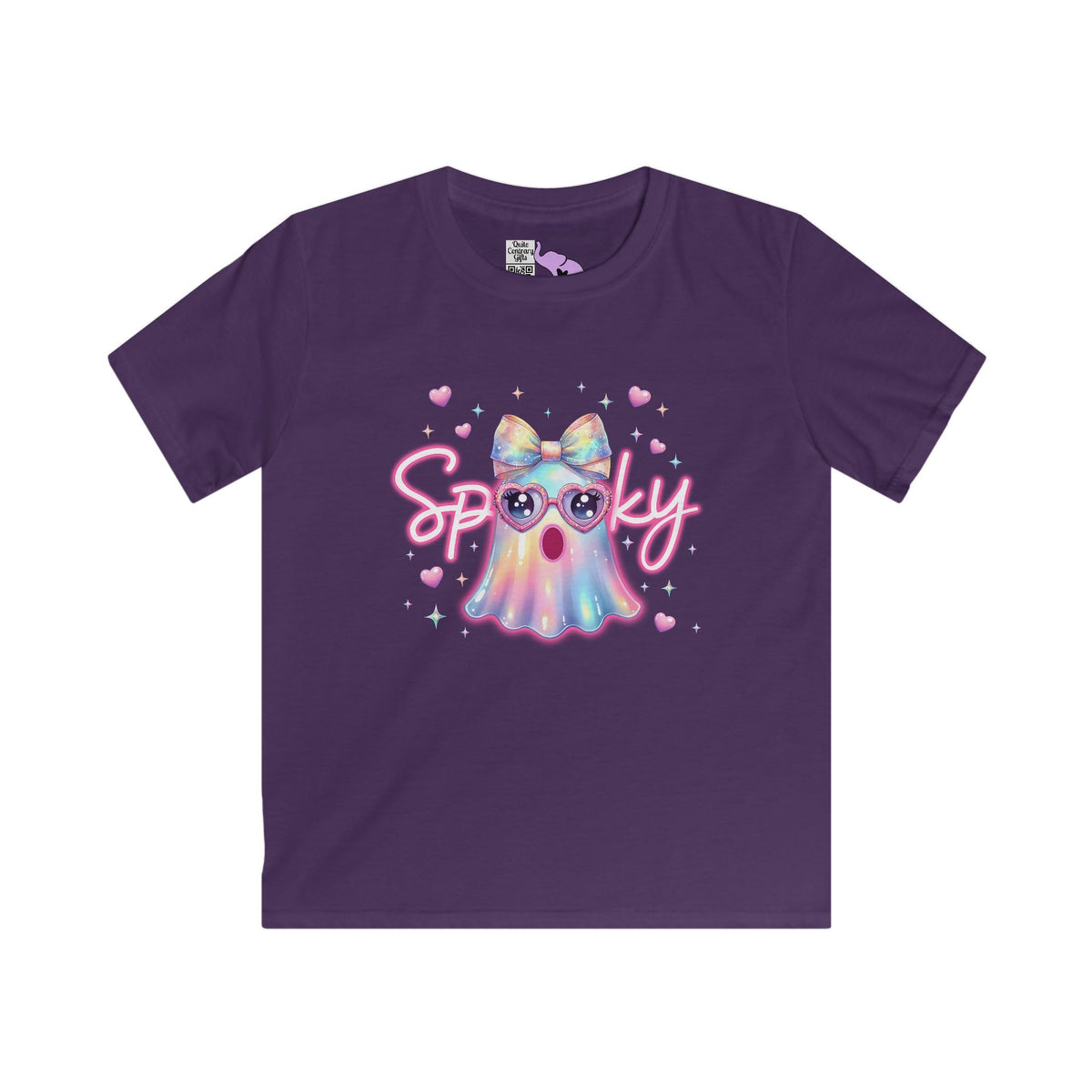 Spooky Pastel Ghost Youth Softstyle Tee