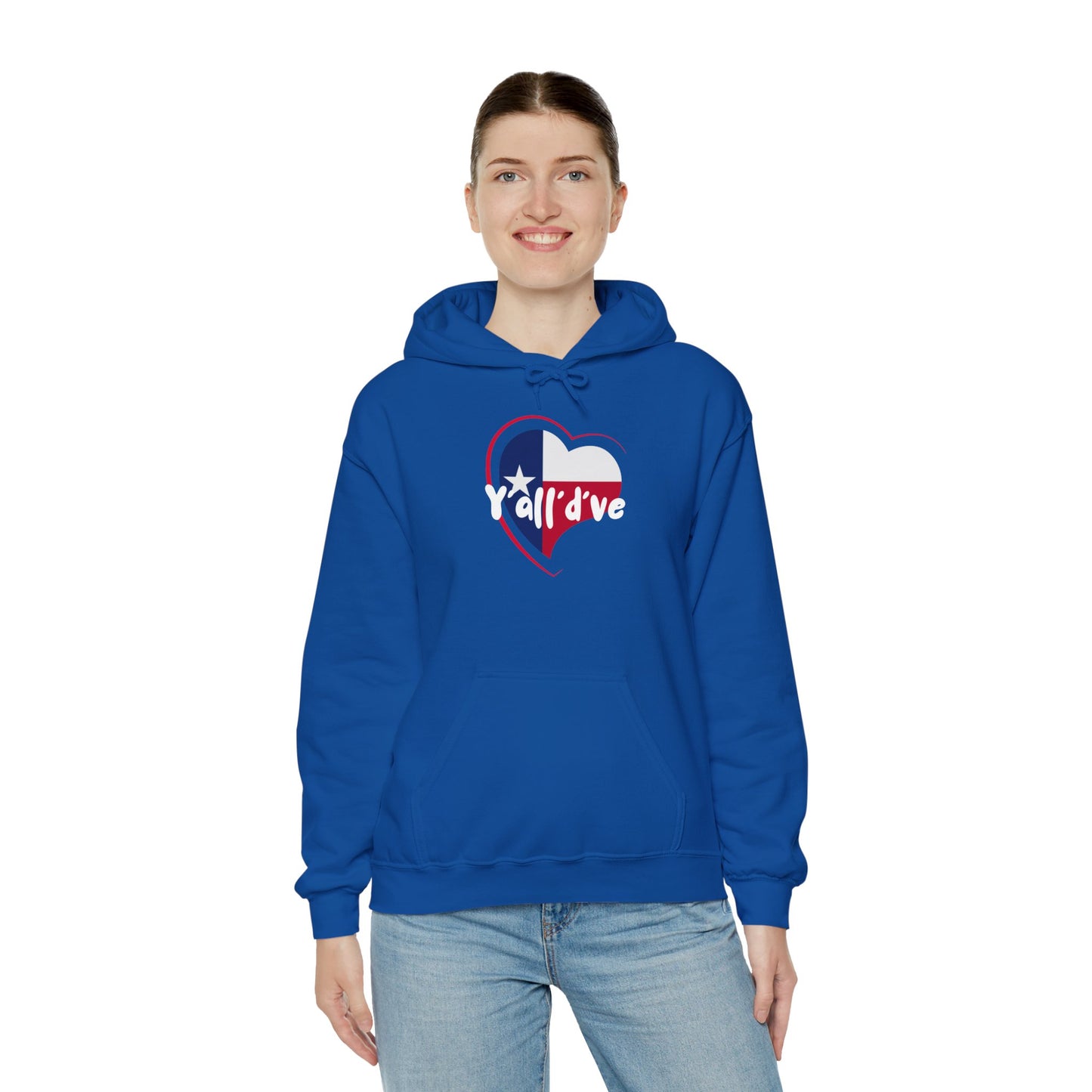 Yall'd've (Texas) Heavy Blend™ Hooded Sweatshirt