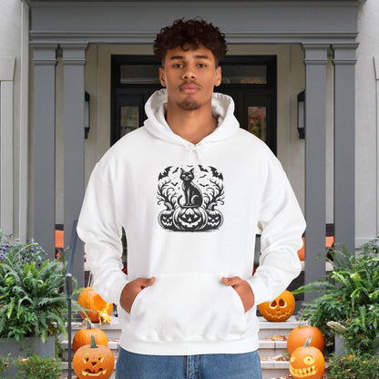 Whiskers at Witching Hour Heavy Blend™ Hooded Sweatshirt