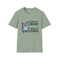 ""My Level of Sarcasm Depends on Your Level of Stupidity (Cat) Adult T-shirt