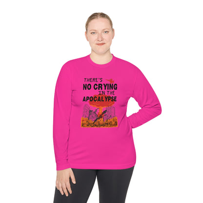 There's No Crying In The Apocolypse Unisex Lightweight Long Sleeve Tee