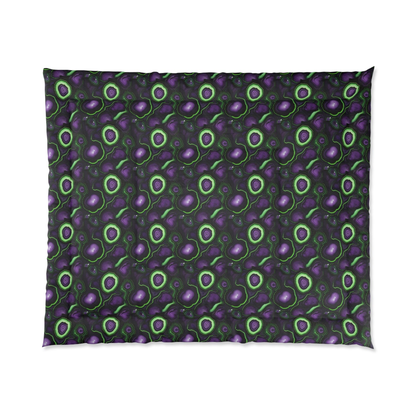 Amethyst & Lime Fracture Basic Bedding Set